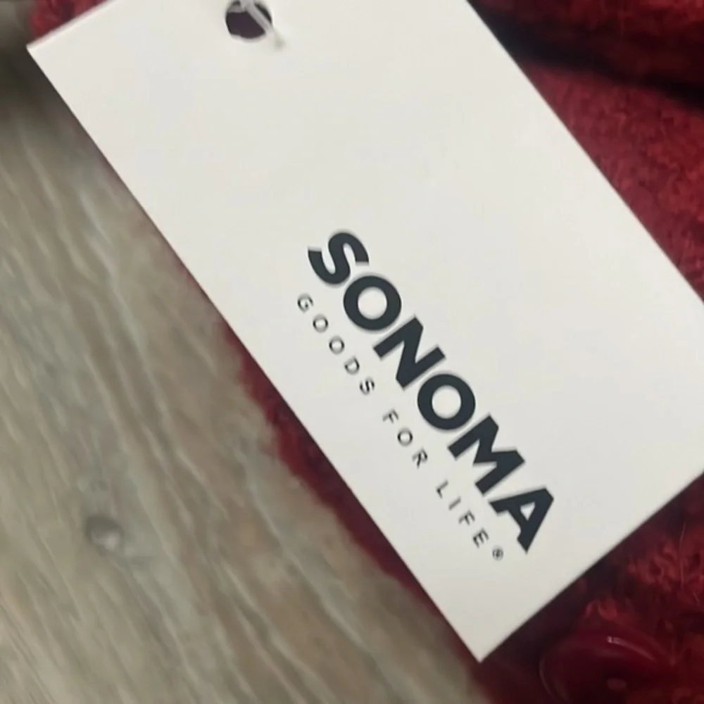 Sonoma burgundy knit